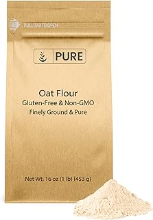 Pure Original Ingredients Gluten Free Oat Flour (1 lb) Finely Ground, No...