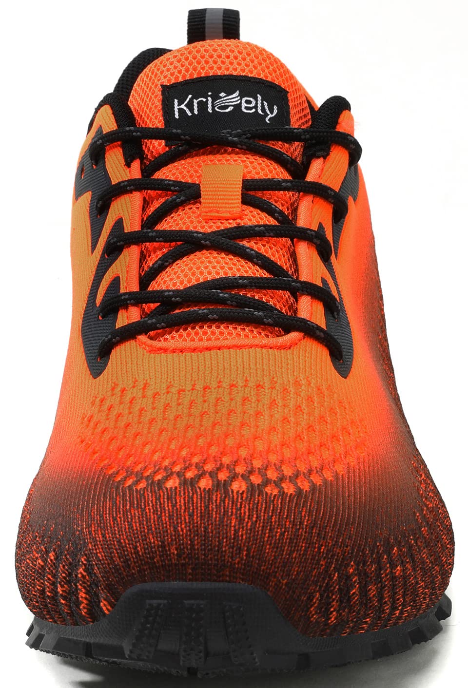 Kricely Scarpe Trail Running Uomo Traspiranti Trekking Arancia 41 | Scarpe leggere e traspiranti, suola resistente, ideali per trail, trekking, fitness, camminate e attività outdoor