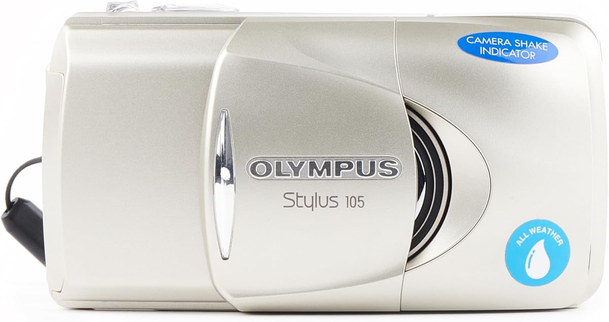 OM SYSTEM OLYMPUS Infinity Stylus 105 Point and Shoot 35MM Film camera with 38mm-105mm Zoom Lens. Built-in Flash and auto film loader. (Renewed)