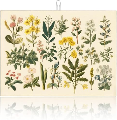 Vista 57 de Tapetes grandes de secado de platos para encimera de cocina, tapete de secado de cocina de microfibra, almohadilla de drenaje XL, tapete absorbente