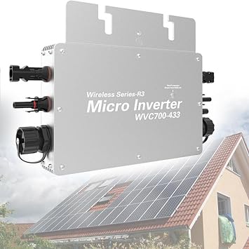 Solar Grid Tie Inverter,600W/700W/800W Solar Grid Tie Micro,WiFi Micro Solar Inverter,Power Converter for Solar System,Waterproof Solar Power Grid Tie Micro Inverter,800W