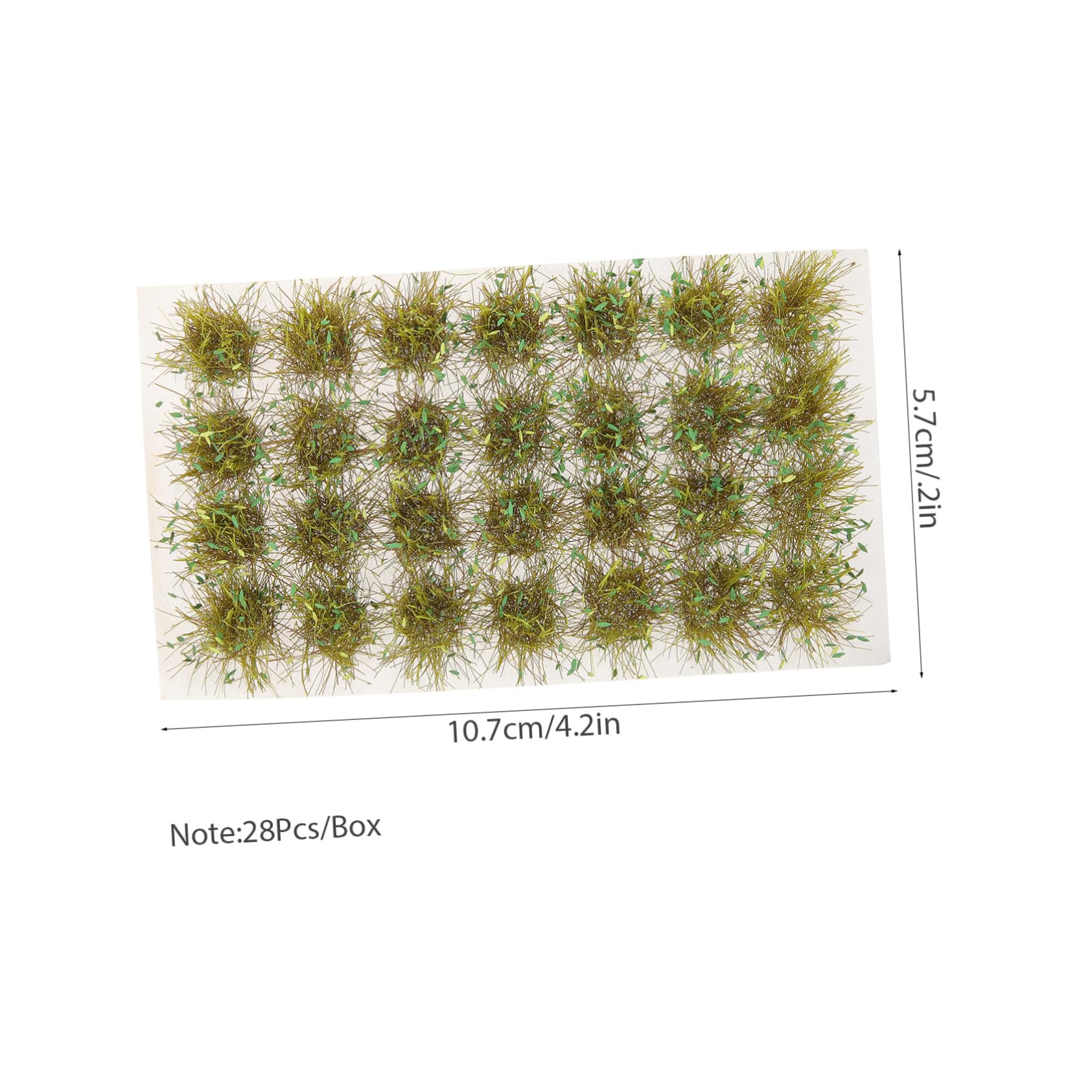 Uonlytech Miniature Grass Tuft Kit Diorama Grass Artificial Grass Tufts for Model Making Realistic Mini Moss Kit for Miniature Gardens Train Scenery Models