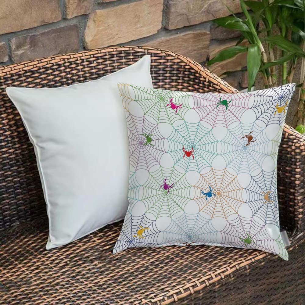 Bonhause Federe per Cuscini Foglie di Eucalipto 45 x 45 cm Copricuscini Decorativi Foglia Verde in Velluto Morbido per Divano Letto Auto 4 Pack