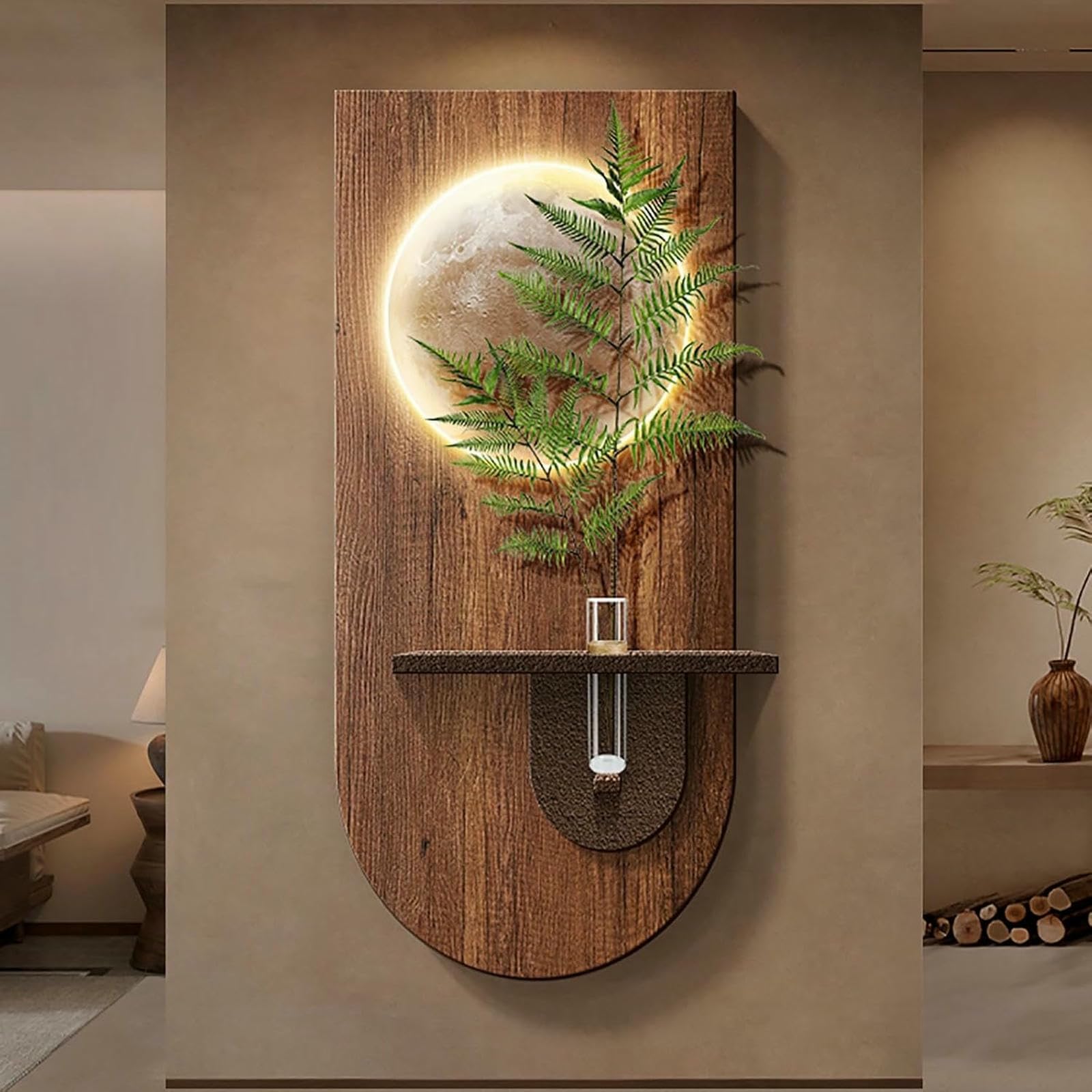 Décor de mures minimalistes modernes pour salon chic