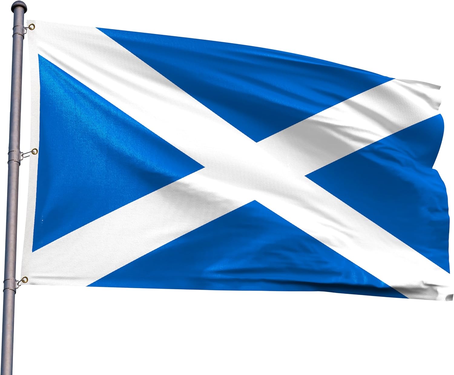 Scotland Extra Large Flag 6x10FT Giant Scottish National Polyester Flag With 3 Grommets For Patriotic Scottish Themed Festival Events Party Decoration (Scotland, 6x10FT)