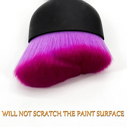 Miniatura 5 de Cepillo para Detalles del Interior del Coche, Cepillo de Polvo Ultra Suave sin Rayar, Herramienta de Limpieza del Interior del Coche para Limpiar