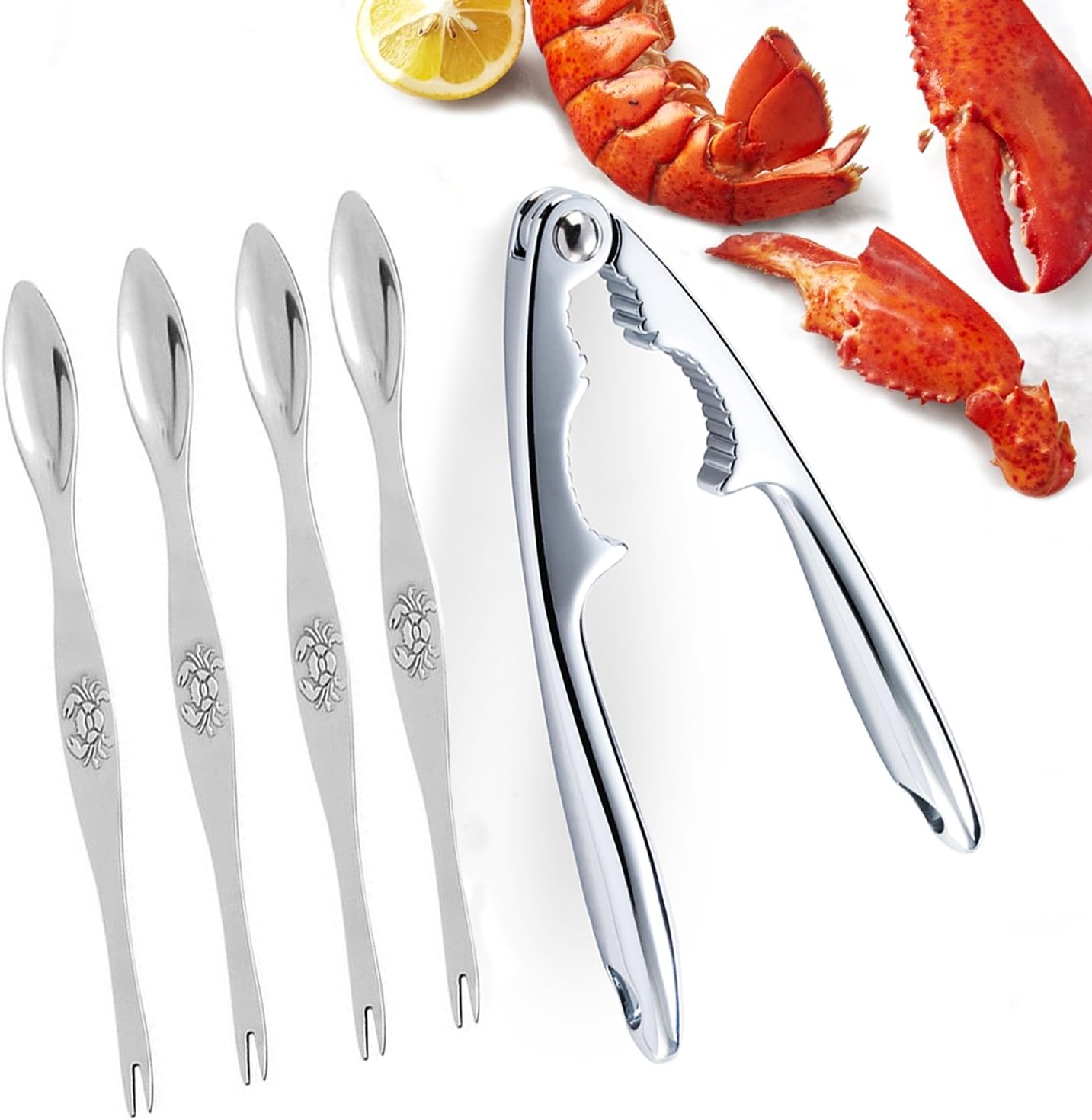 Best Utensils Seafood Tools Set Zinc Alloy Lobster Crab