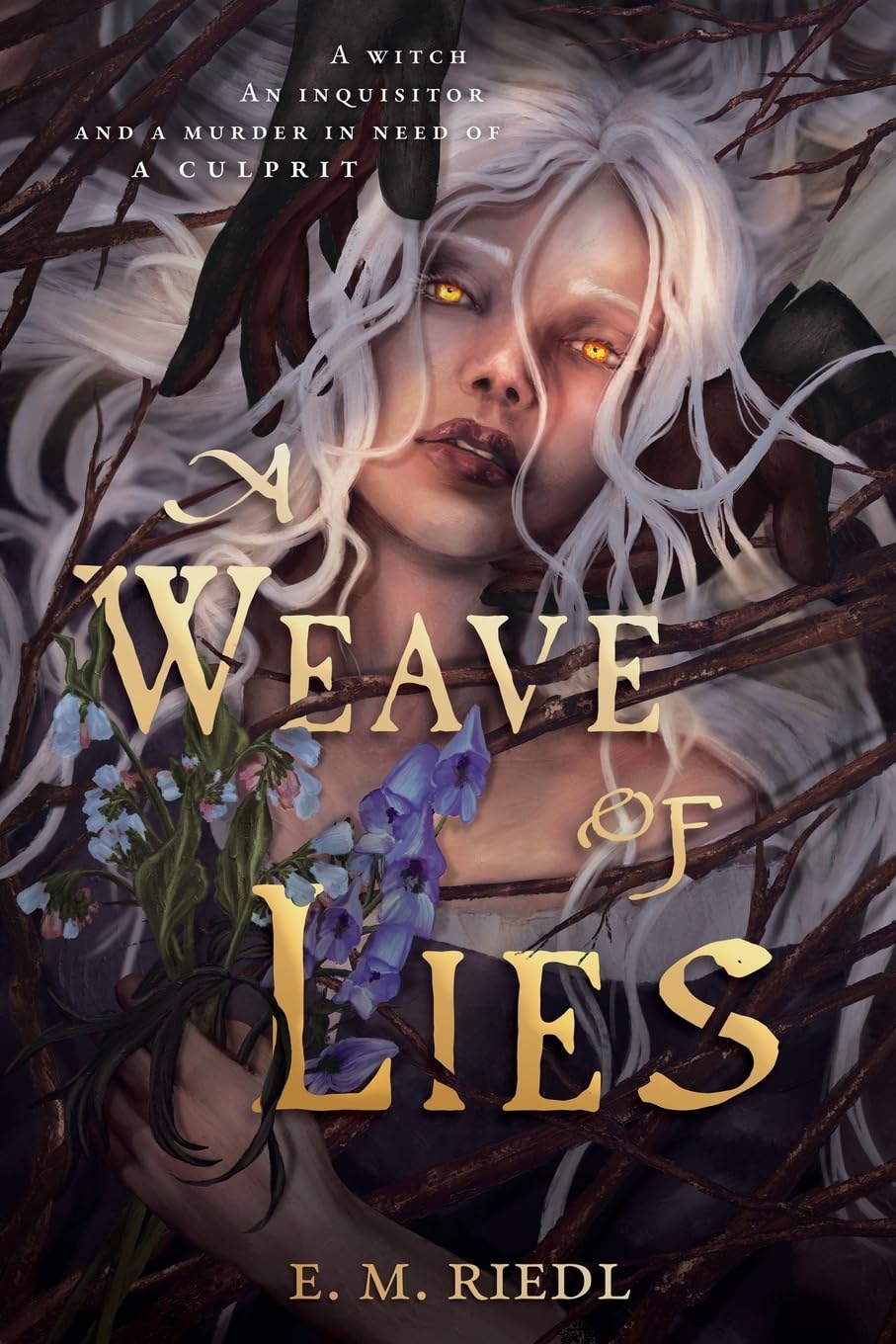 A Weave of Lies: A Dark Fantasy Romance Standalone (The Woven Worlds)