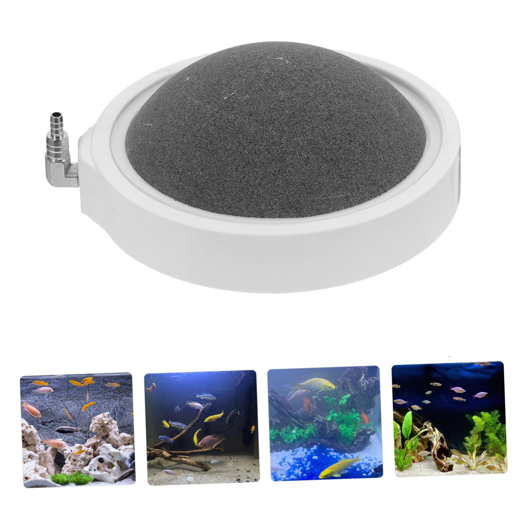 BESPORTBLE 2Pcs Akwaria Napowietrzająca Płyta Napowietrzająca Mała Bąbelk Kamień Aquarium Aquarium Air Bubbler Kamień Bąberzy Bąberek Akwarium Bubble Codziennie