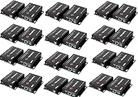 Vista 7 de J-Tech Digital Extensor HDMI 4K HDBaseT a través de Ethernet Cat5e/6 hasta 230 pies (1080P) 130 pies (4K), soporta HDCP 2.2/1.4, RS232, IR