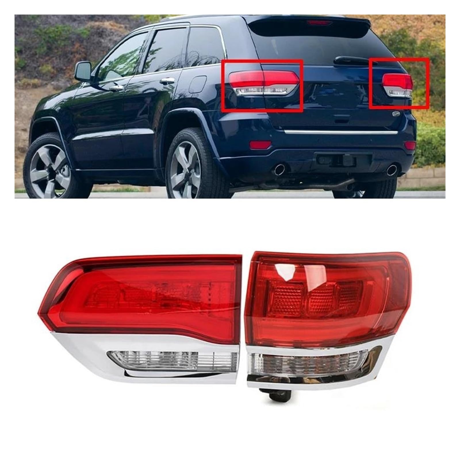 Conjunto Piloto Trasero Para Jeep Para Grand Para Cherokee 2014 2015 2016