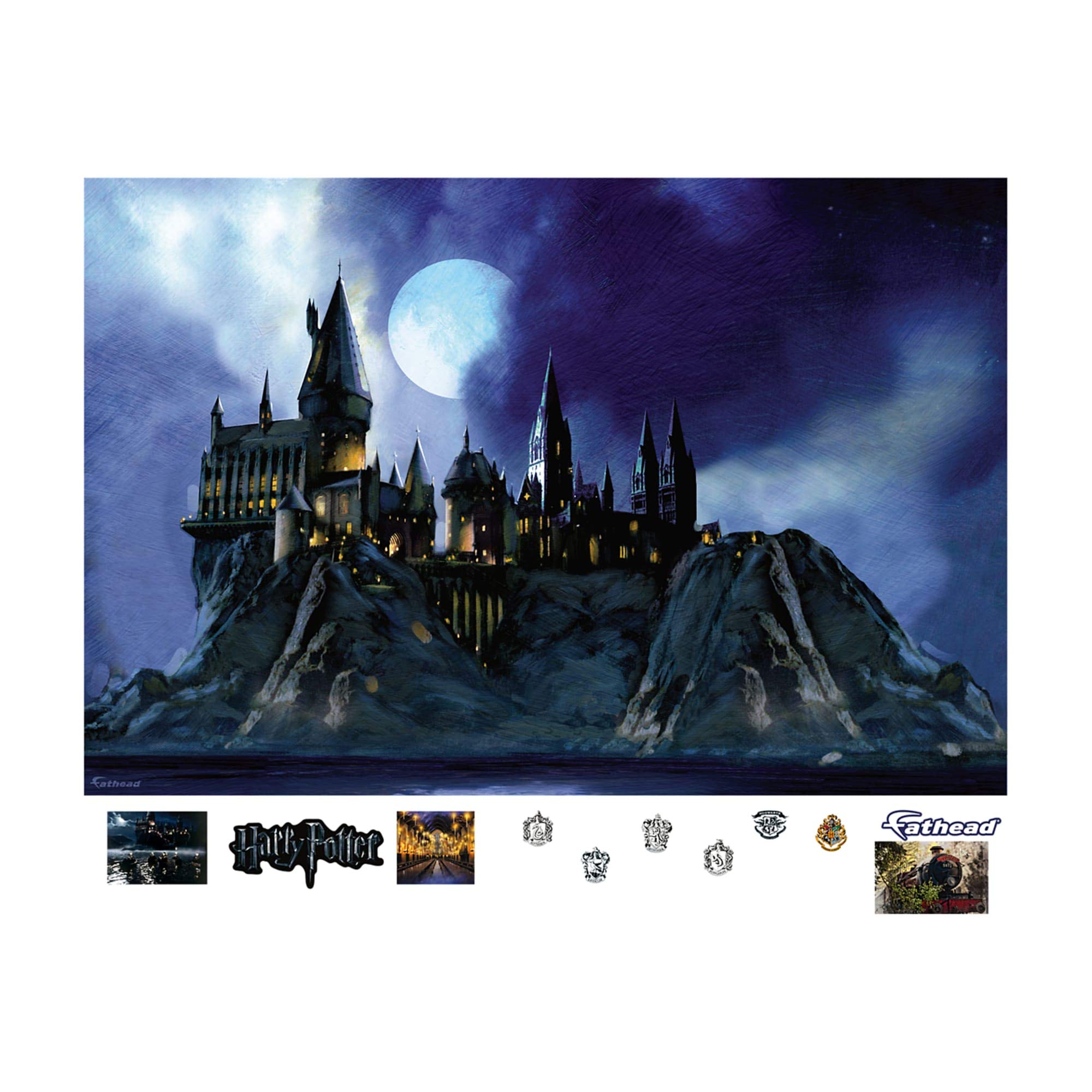 FATHEAD Harry Potter Hogwarts Castle Mural Officially Licensed
