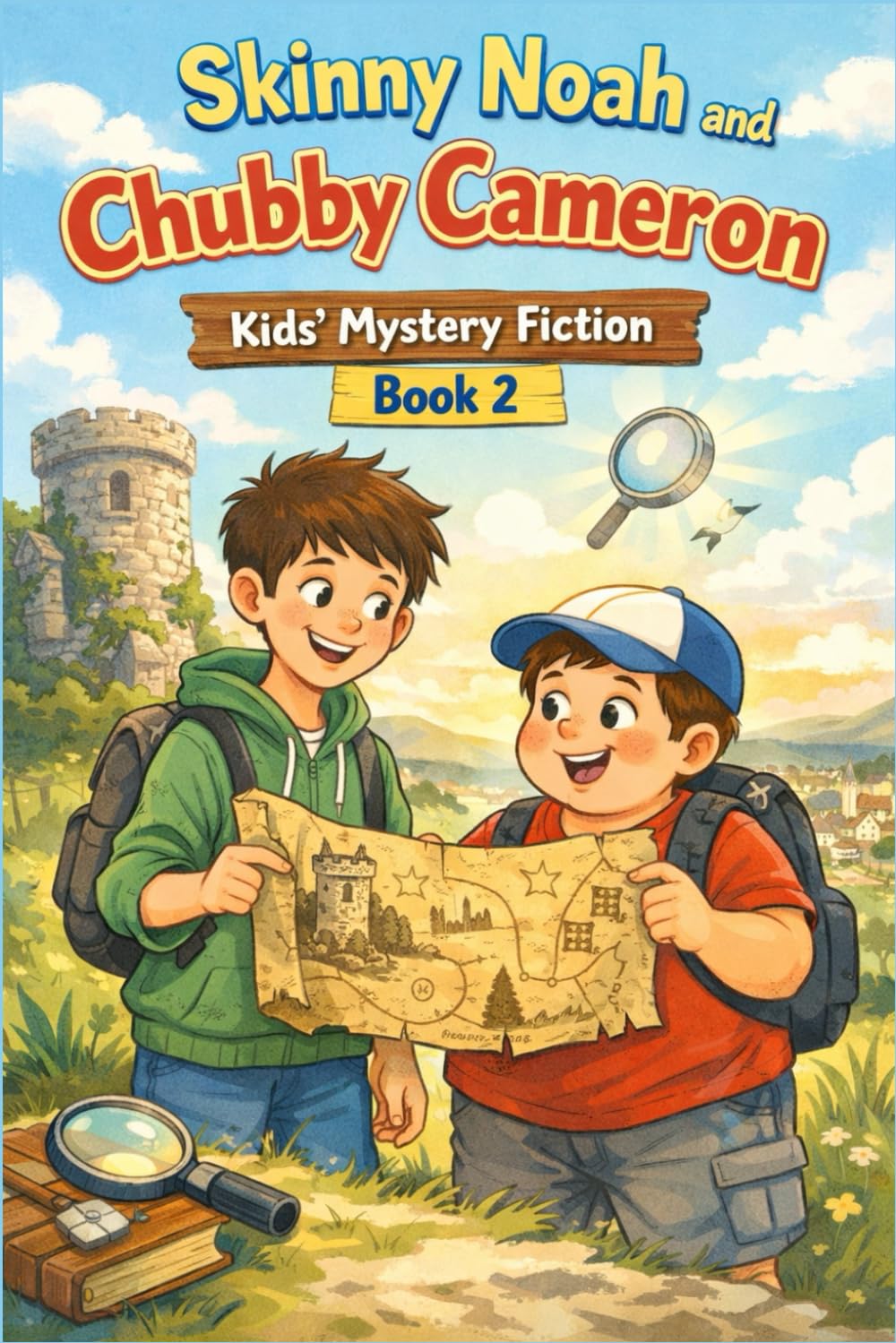 Skinny Noah and Chubby Cameron: The Map That Shouldn’t Exist | An Unbelievable Treasure Hunt Full of Clues, Curiosity and Clever Problem-Solving | ... in Fiction | Funny Books for kids ages 8–12