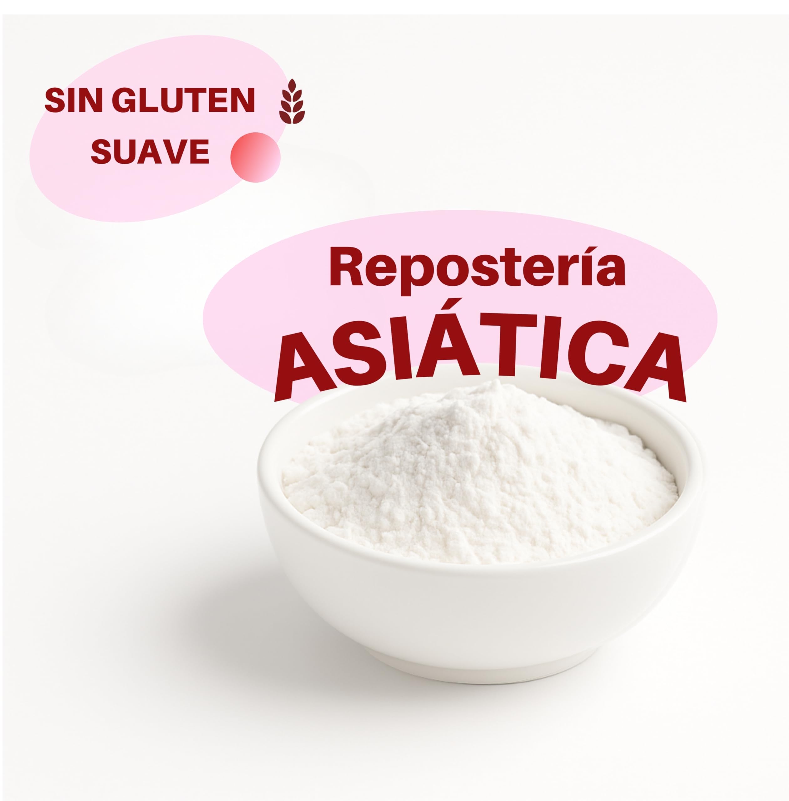 Harina de Arroz Glutinoso - Para postres asiáticos y mochis - Laborawi (400g)