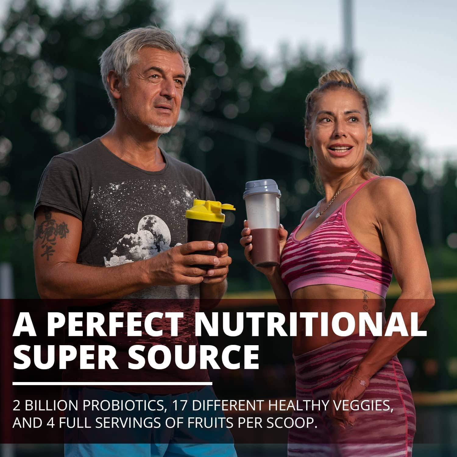 ChocoBerry Blast Superfood Powder – Adaptogenic SuperBerry Smoothie Booster with Beet Juice, Mushrooms, & Polyphenols – Enhances Recovery, Energy, Gut Health, Immunity & Nutrition – Chocolate (480g)