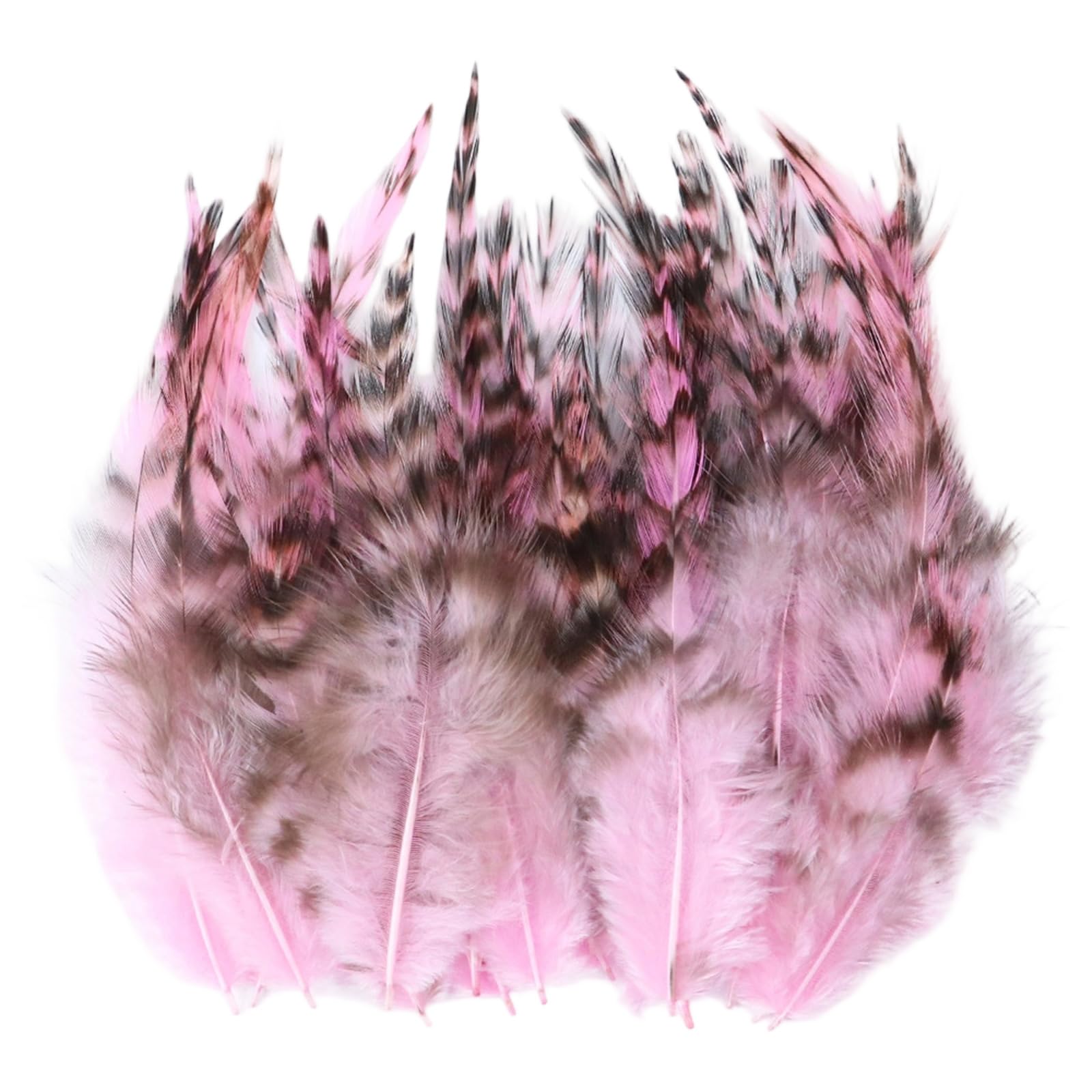 Mekalero 100Pcs Dyed Pheasant Plumage for Fashion Design and Creative Decoration Partridge Quills