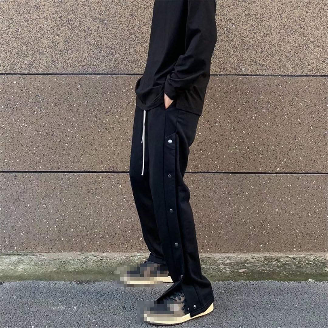 Vogrtcc Pantalones Casuales para Hombres Pantalones Ajustados con Cintura Elástica Y Bolsillos