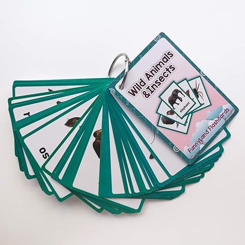 Miniatura 7 de 46 unidsset animales salvajes e insectos regalos niños tarjetas flash inglés tarjeta de bolsillo educativo aprendizaje bebé juguetes para niños