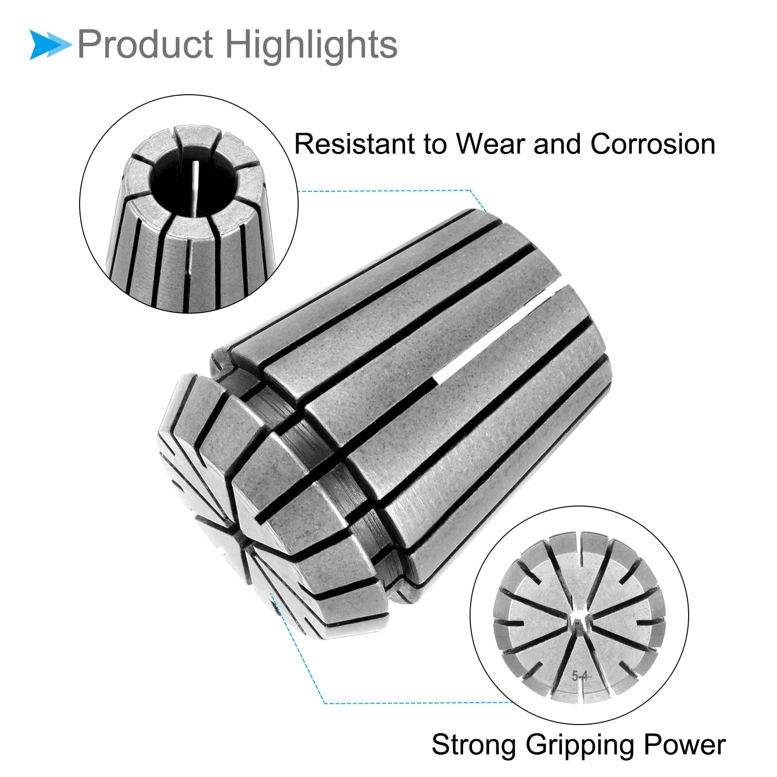 CoCud Spring Collet Chuck, ER-32 Spring Collet 5mm Clamping Diameter, 40Cr Steel Convenient Disassembly Chuck - Image 4