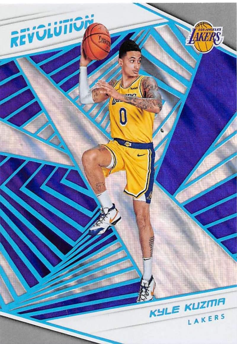 2018-19 Panini Revolution Lava Basketball #60 Kyle Kuzma SER/10 Los Angeles Lakers Official NBA Trading Card By Panini