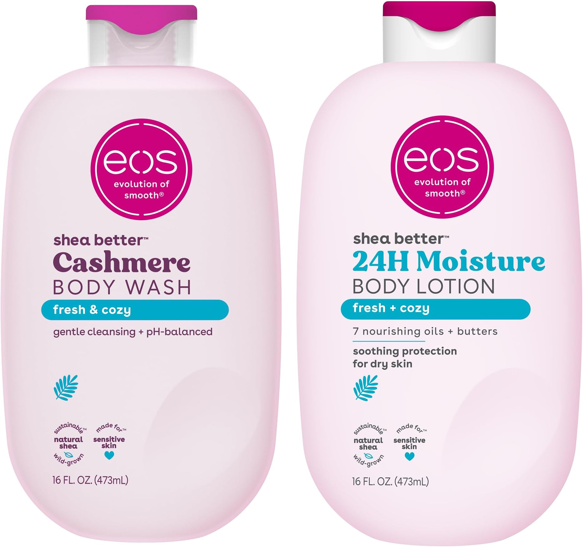 Shea Better Body Lotion+ Body Wash, Fresh & Cozy