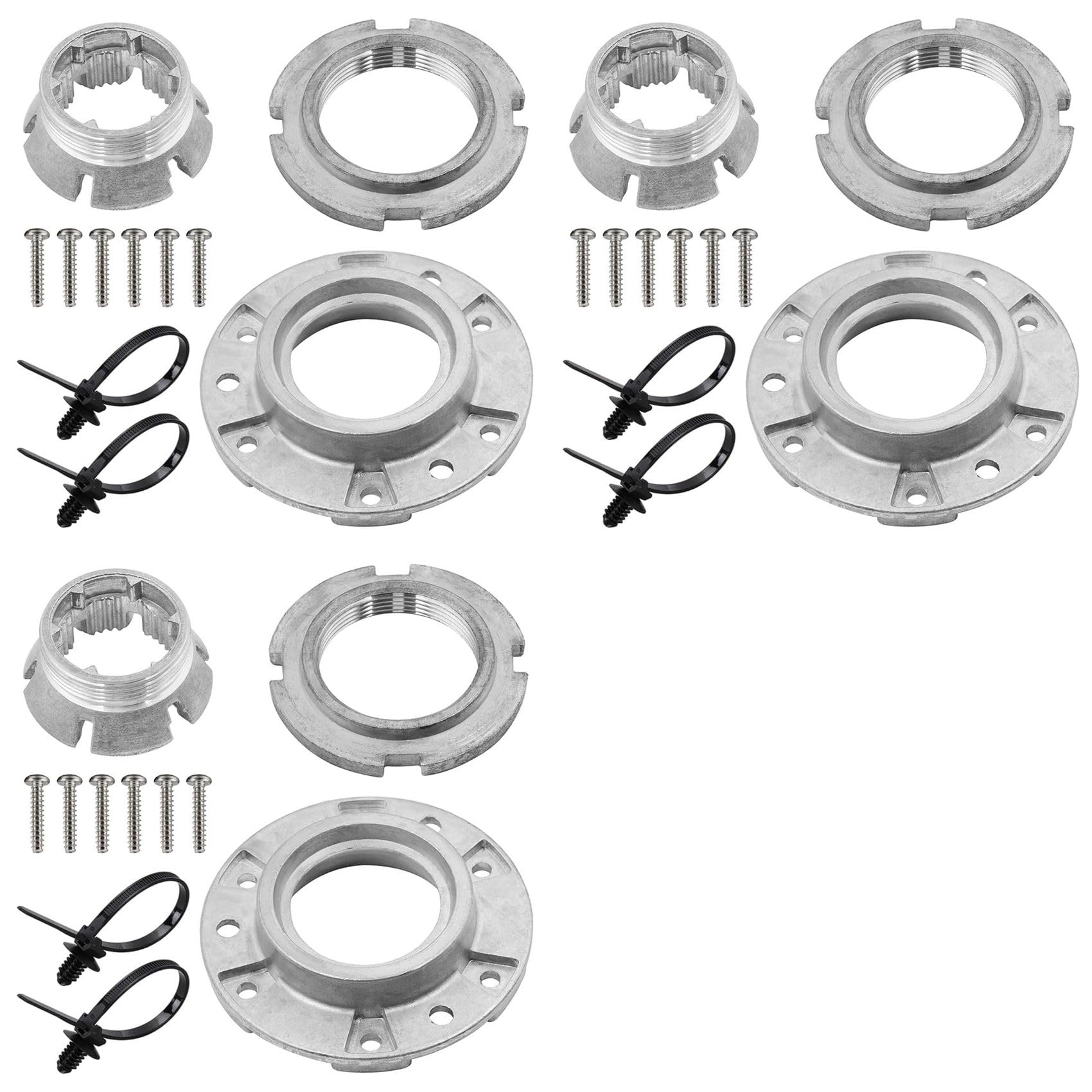 Hndhbfgrt 3X W10324651 Washer Basket Drive Hub Kit -W10291416, W10291417, PS2581262 - Repair for Quiet