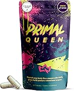 Primal Queen Female-Optimized Beef Organ Superfood Supplement (Beef Liver, Kidney, Heart, & 3 More) - 100% Grass Fed, Pasture Raised - 3rd Party & Clinically Tested