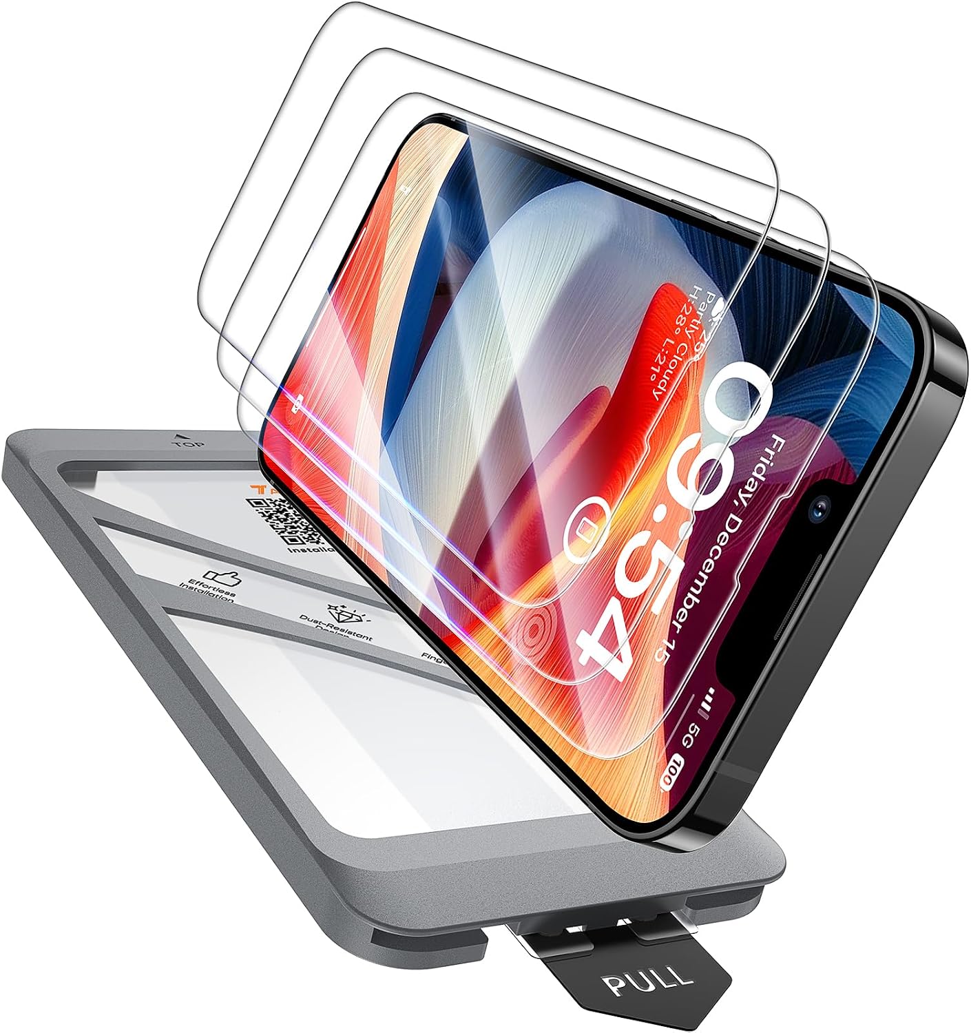 TAURI 4 in 1 for iPhone 13 Pro Screen Protector
