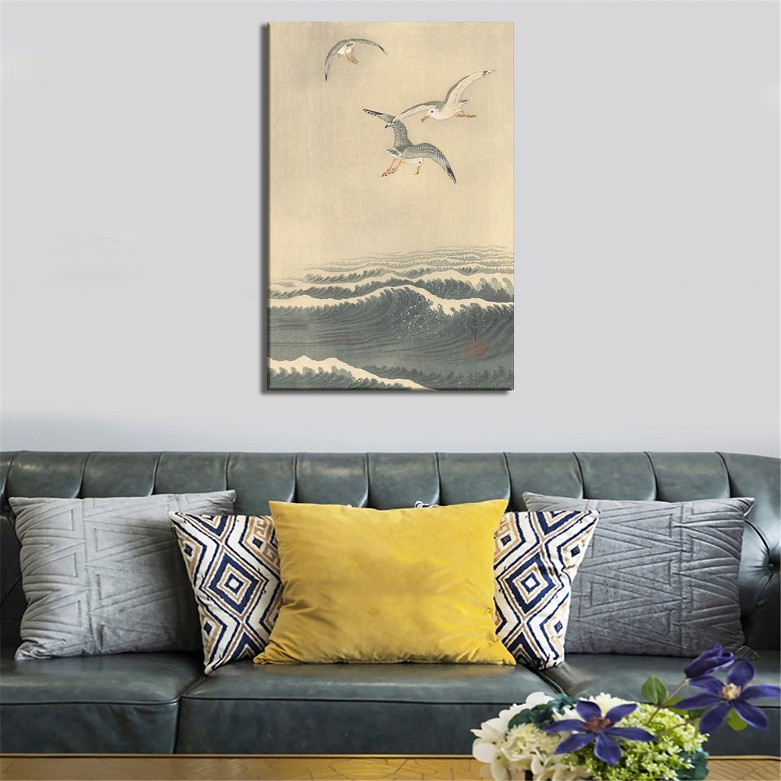 Amazon.co.jp: 有名画家小原古邨の絵画を完全収録。『カモメ