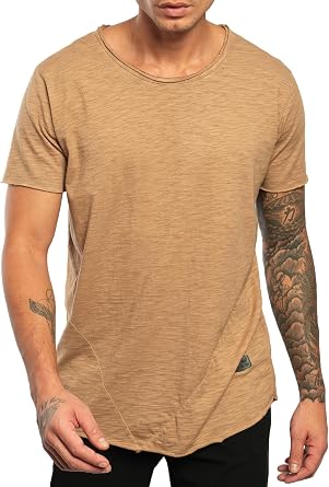 Leif Nelson Mens Oversized Long Sleeve T-shirt Sweatshirt LN6281