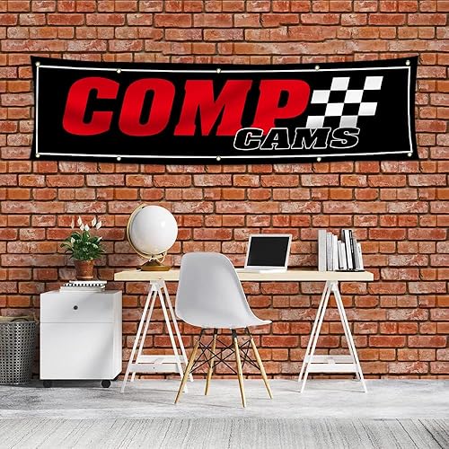 Miniatura 2 de Comp Cams - Bandera de 2 x 8 pies para garaje y cueva de hombre