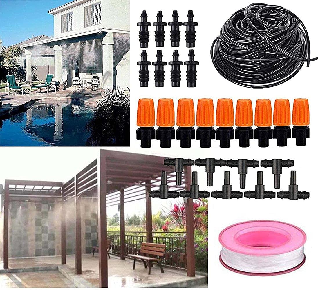 Diy Crafts 12010 India 999 Micro Drip Irrigation Mist System With Distribution Tubing Hose, 10ft, Multicolor 1
