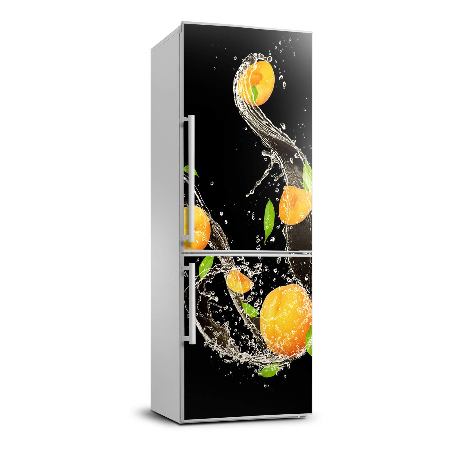 Vinilo para nevera de naranjas 60x180 cm película autoadhesiva decorativa