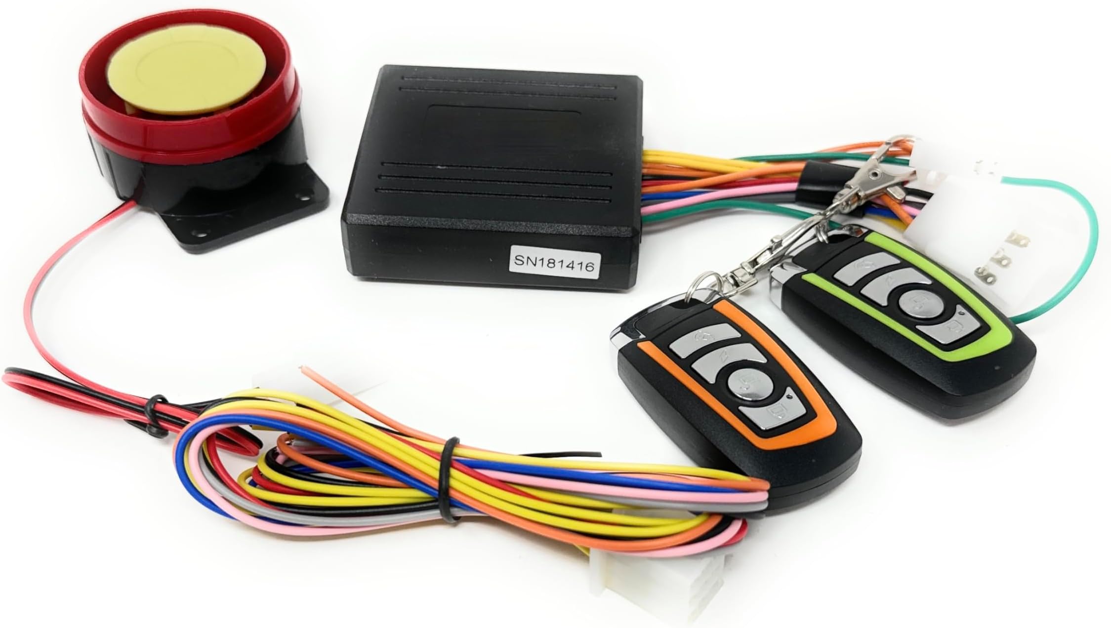 12 Volt Scooter Alarm System with Engine Start + 2 Channels Universal For All Scooters with 12 Volt