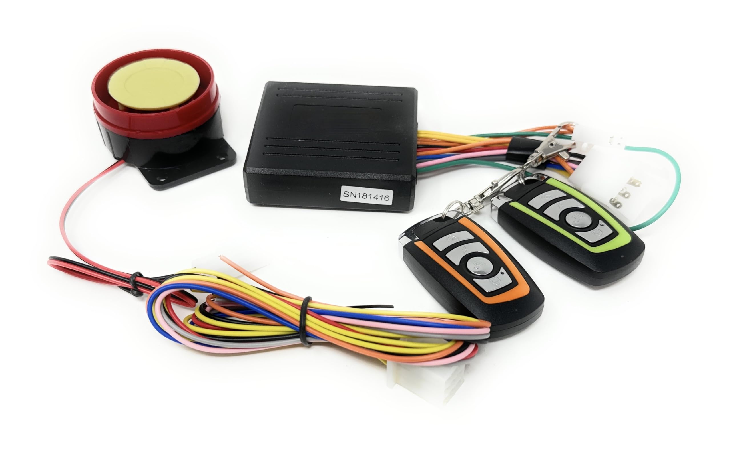 12 Volt Scooter Alarm System with Engine Start + 2 Channels Universal For All Scooters with 12 Volt