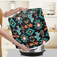 Vista 87 de Cubierta abstracta para freidora de aire con estampado de corazón, cubierta de olla a presión de 3 cuartos de galón, cubierta antipolvo para olla a