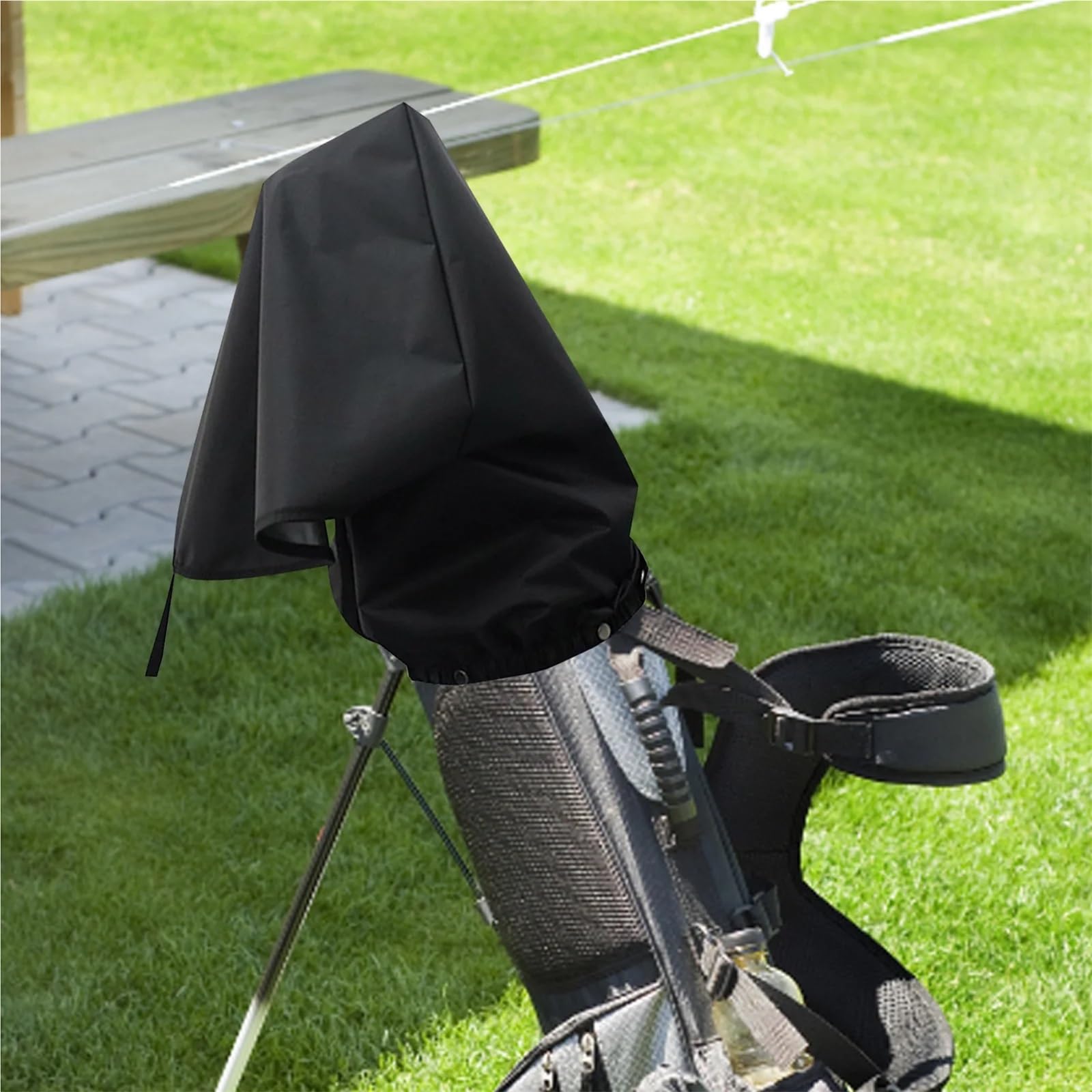 Funda para Bolsa De Golf Bolsa de Golf Cubierta Lluvia Impermeable protección Capucha Bolsas Club Ligeras for Hombres y Mujeres Accesorios