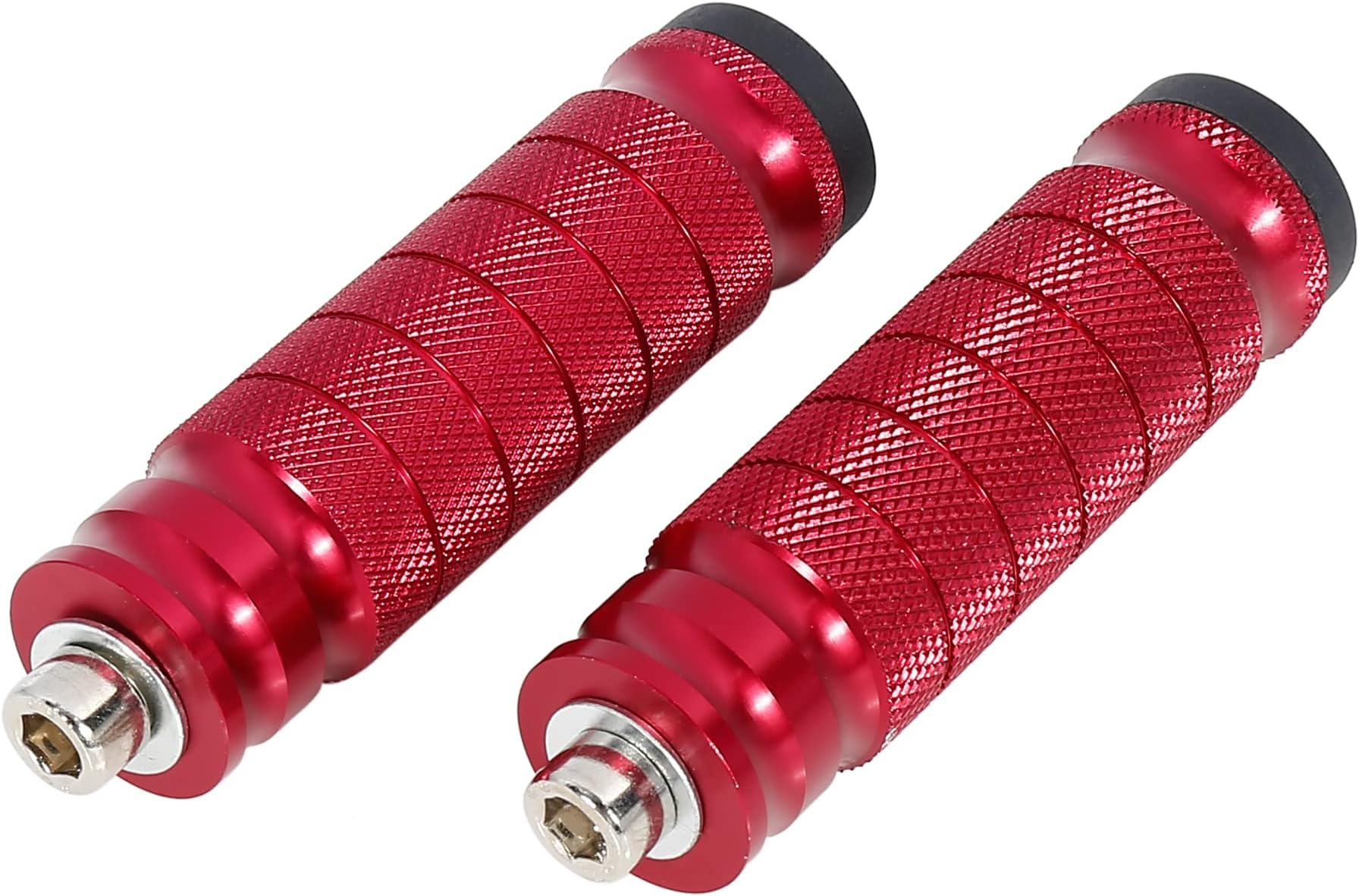 CNC Universal Motorcycle Bicycle Passenger Foot Pegs M8