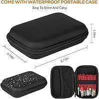 Vista 6 de Linkstyle Kit de herramientas de extracción de pasadores de terminal mejorado, juego de herramientas extractoras de pines de conector eléctrico