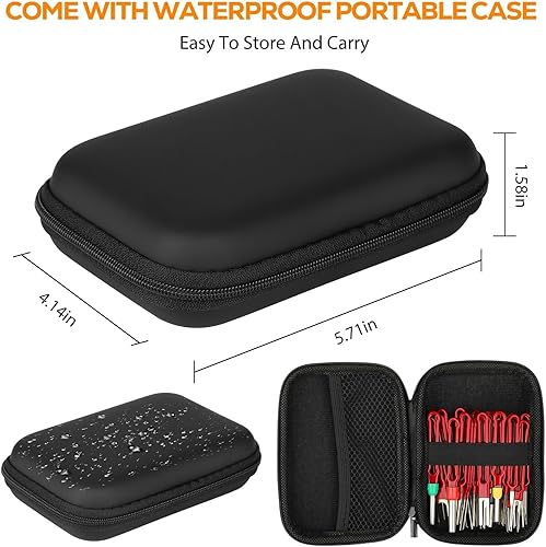 Miniatura 6 de Linkstyle Kit de herramientas de extracción de terminales mejorado, juego de herramientas extractoras de pasadores, kit de herramientas de