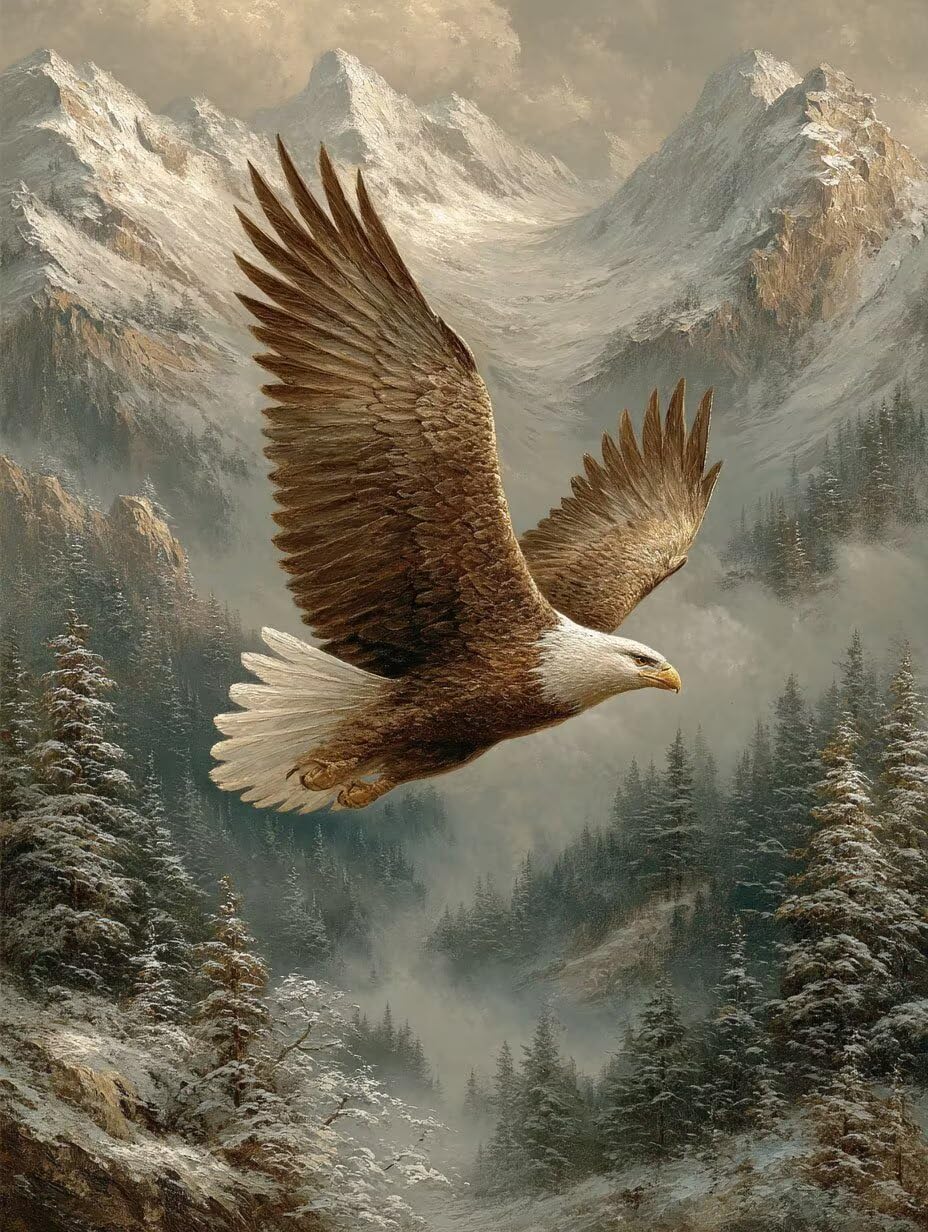 Puzzle de 4000 para Adultos, áGuila Animal, Rompecabezas Clásicos YHPGL7204