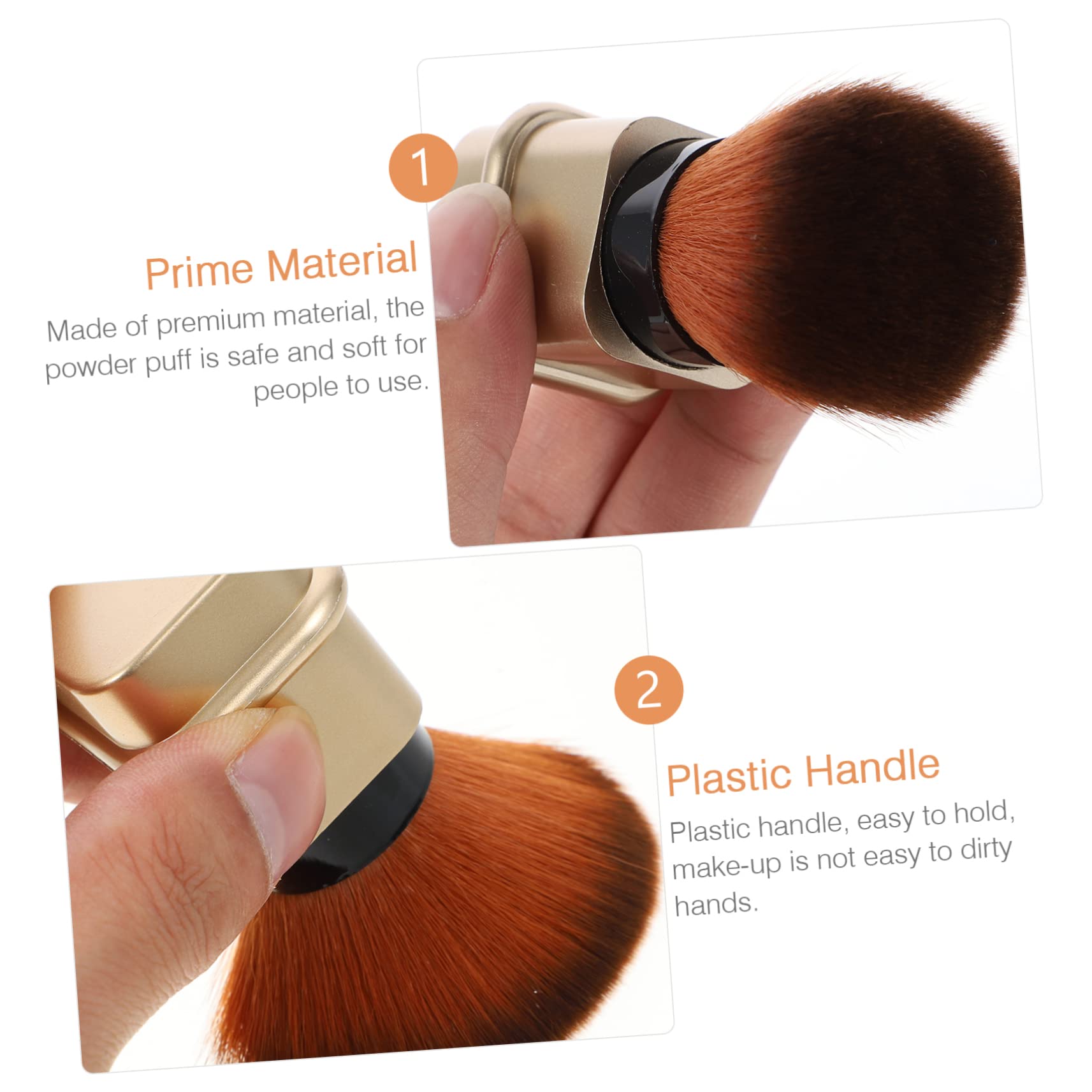FOMIYES Essential Makeup Tools Set Retractable Nail Dust Brush Blush Brush Super Thin Powder Brush for Professional Fashion Easy to Carry