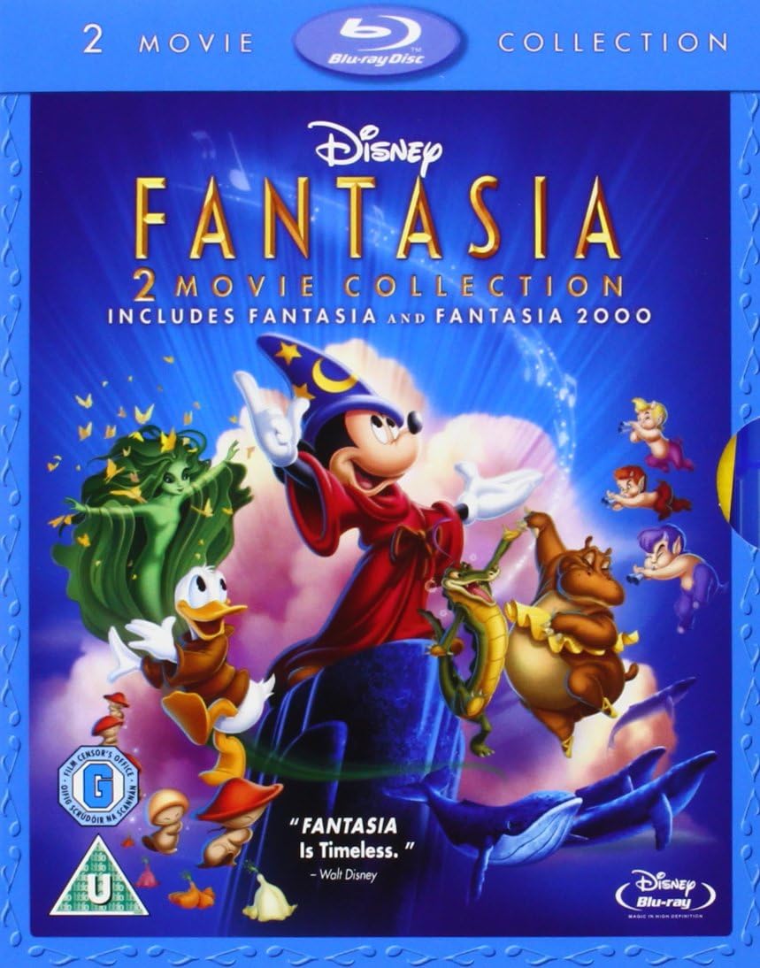 Disney's Fantasia / Fantasia 2000 [Blu-ray] [1941]