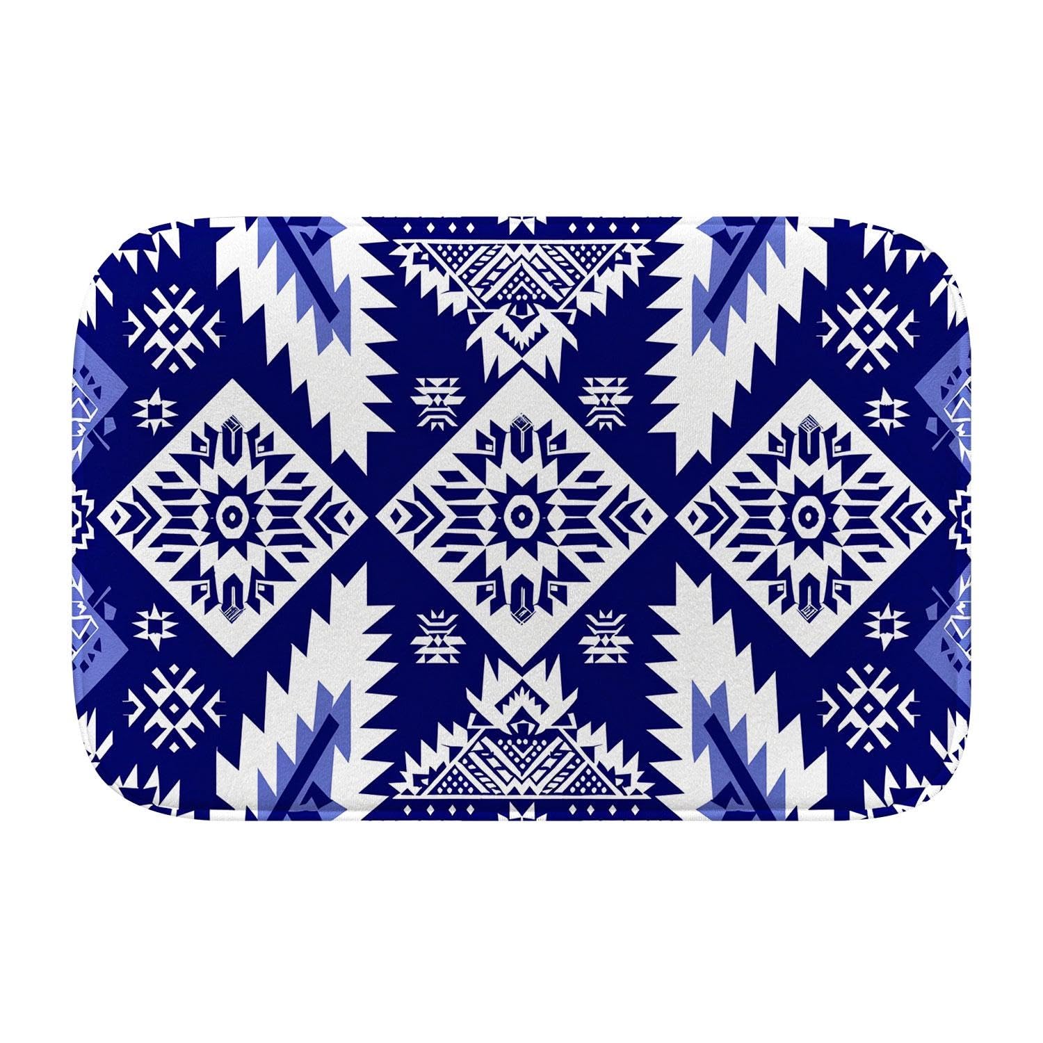 Tapis de bain mousse mémoire de forme antidérapant lavable design moderne L