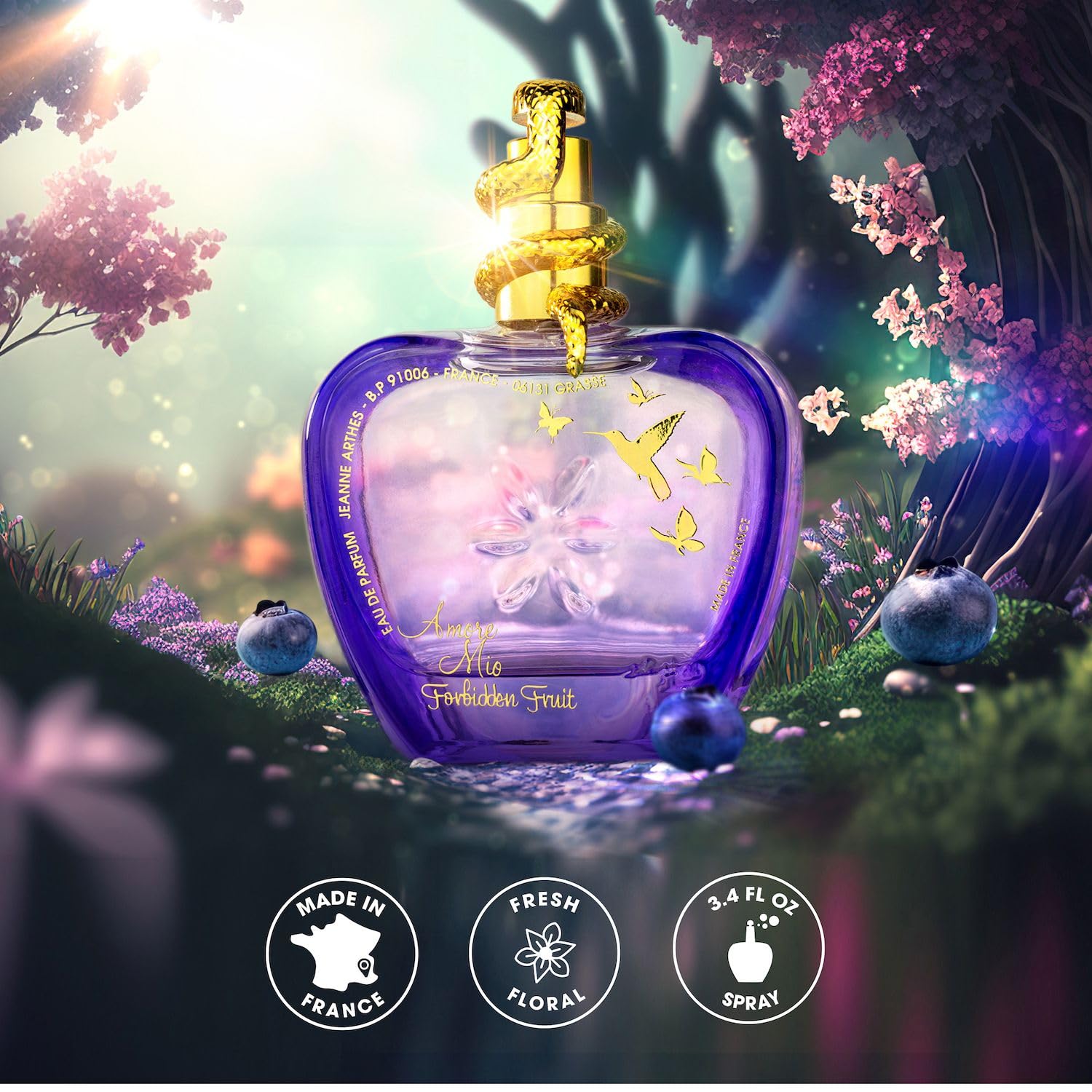 Amazon.com : Jeanne Arthes - AMORE MIO FORBIDDEN FRUIT Eau de