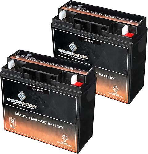 CB CHROMEBATTERY Batería sin mantenimiento de 12V 18AH T3 para sistemas de alarma, scooters, juguetes, luces de emergencia y más – Terminal de