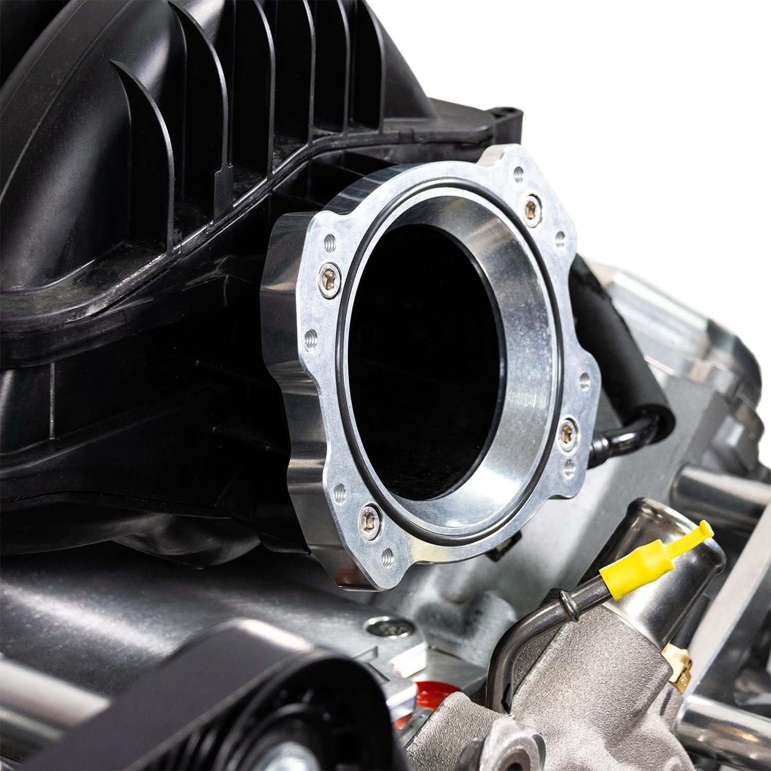 ICT Billet Gen 5 LT5 95mm Throttle Body Adapter Plate to L83 Intake Designed & Manufactured in the united States of America TB-L83-LT5