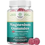 Extra Strength Calm Magnesium Gummies for Adults - Relaxing Magnesium Citrate Gummies with Elemental Mag - Sleep Aid Soft Chews Raspberry Flavored - Body & Mind Relaxation - 60 Count