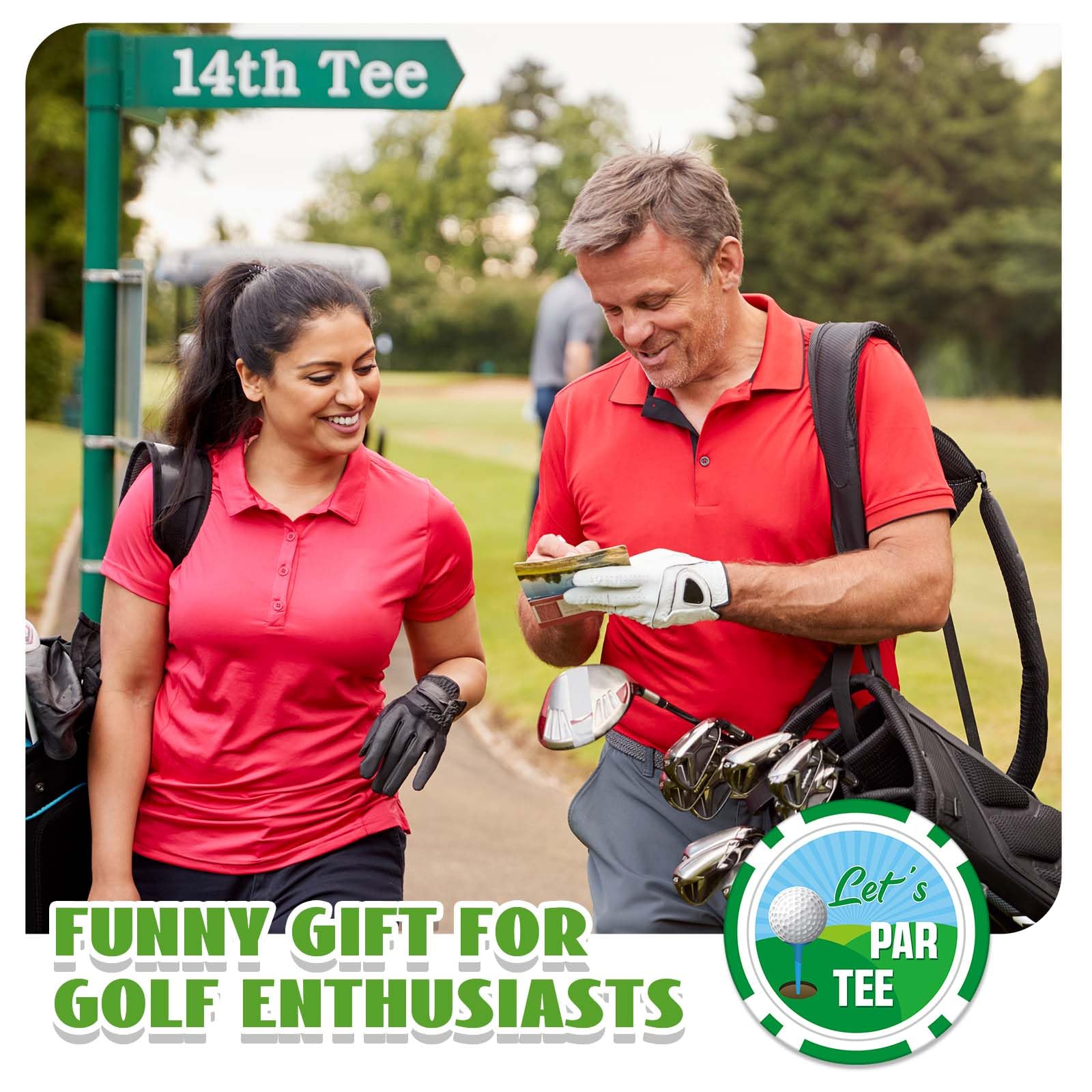 Namalu 8 Piezas Regalos Divertidos para Golfistas Marcadores de Bolas de Golf Edición Fichas de Póker Accesorios para Hombre para el Jugador Que No Sabe Jugar al Putt