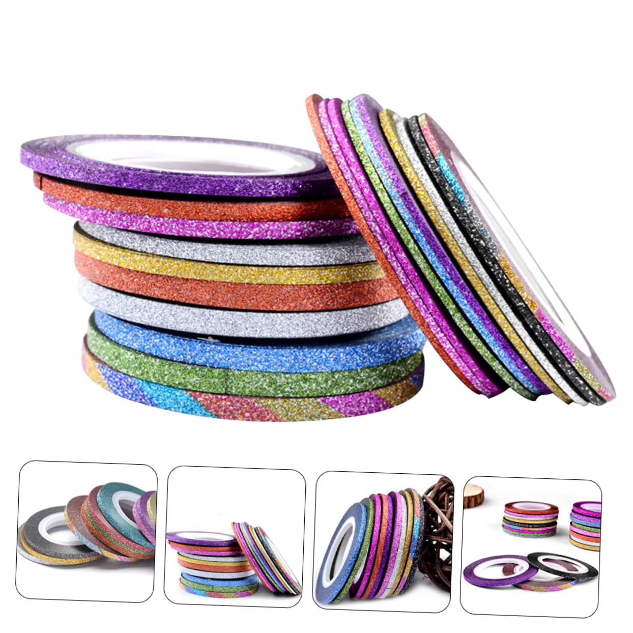 Healeved 120pezzi Per Nail Art Adesivi Decorativi Per Unghie Decorazioni Unghie Professionali